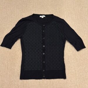 Black Button-Up‎ Cardigan